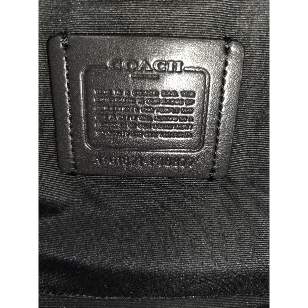 COACH F38877 Emma Mini Satchel Crossbody Bag/ Gunmetal Leather/Snakeskin